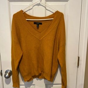 Orange Forever 21 Sweater